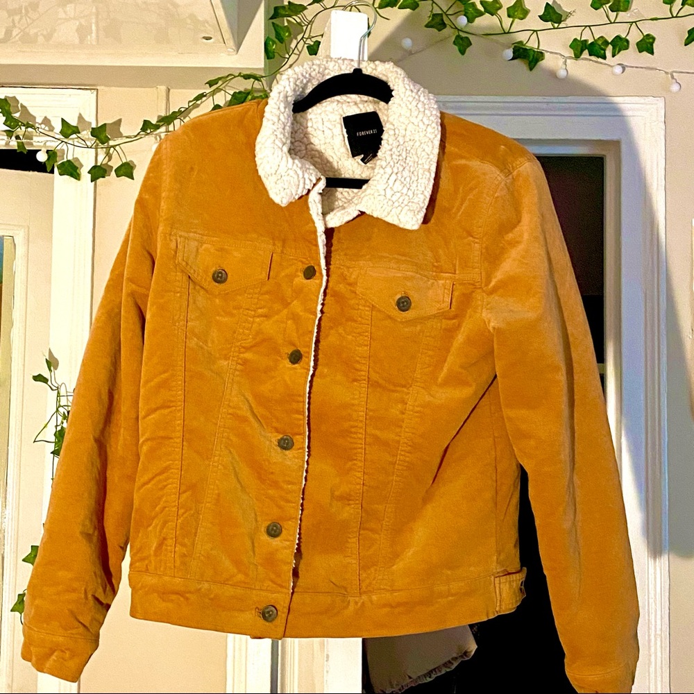 Forever 21 Large brown corduroy jacket